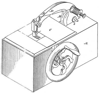 Joshua Gray's Patent Model Sewing Machine