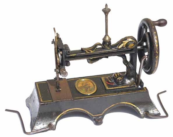 Front view of the Lackner Sewing Machine owned by James Gresham