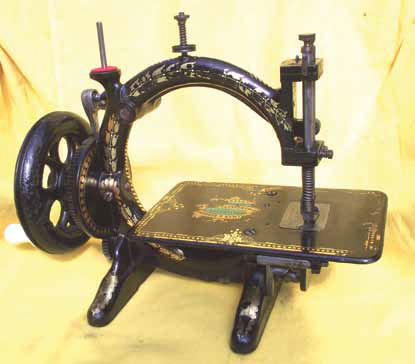 Back view of the Hillman & Herbert Sewing Machine