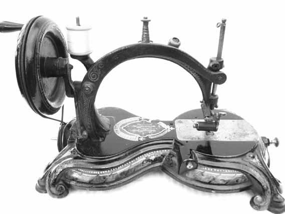 Rear View of the Howe Express Sewing Machine