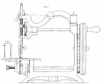 1872 Patent for William Jackson's Automaton Hand Sewing Machine