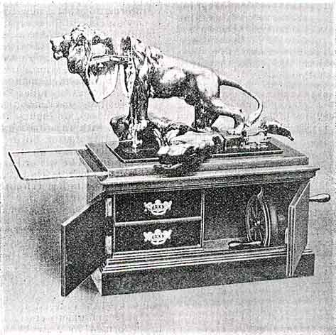 Kimball and Morton British Lion hand sewing machine