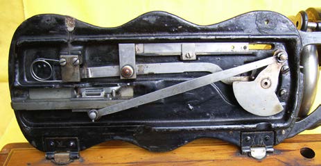 Underside of the Singer Model 12 Sewing Machine Head