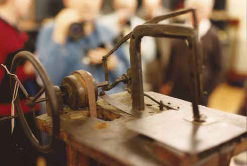 Head and flywheel of the Kyte Sewing Machine