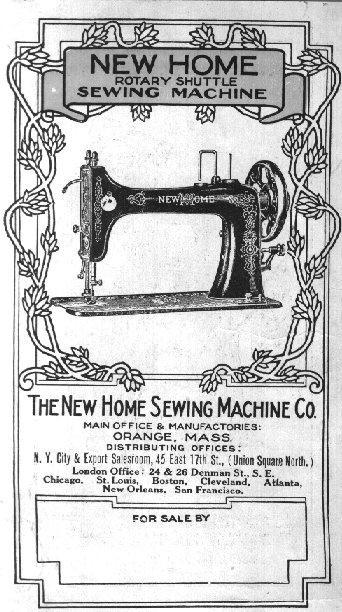 New Home Sewing Machine Brochure
