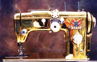 100th Anniversary Golden Pfaff Sewing Machine