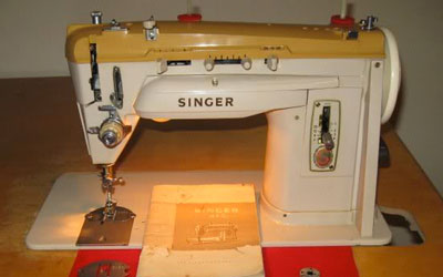 Singer Beige Decals