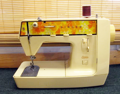 Singer Floral Abstract Decals