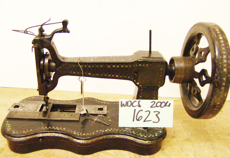 Singer Gilt and Mother-of-Pearl Floral Decals