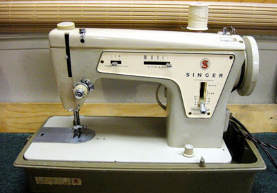 Singer Grey/White Decals