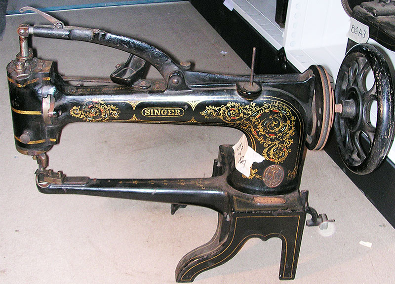 Singer Coloured spirals? Decals