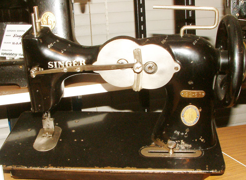 Singer The "fit it where you can" logo Decals