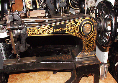 Singer Gold spirals? Decals
