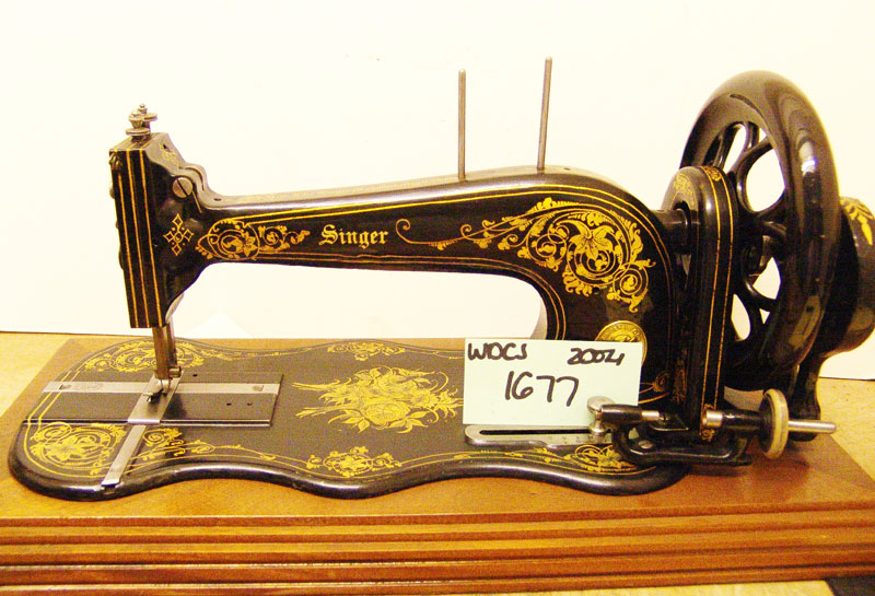 Singer "Scrolls and Large Roses" variant Decals