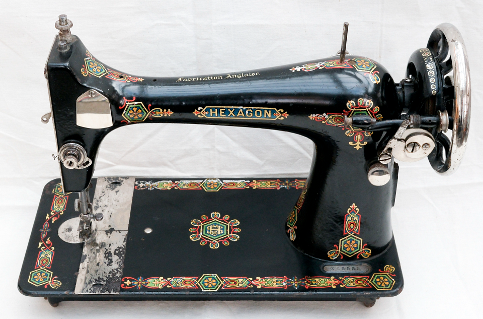 David Best's Hexagon Number 4 Sewing Machine