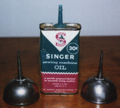 Oil Can, Singer (Vintage Original)