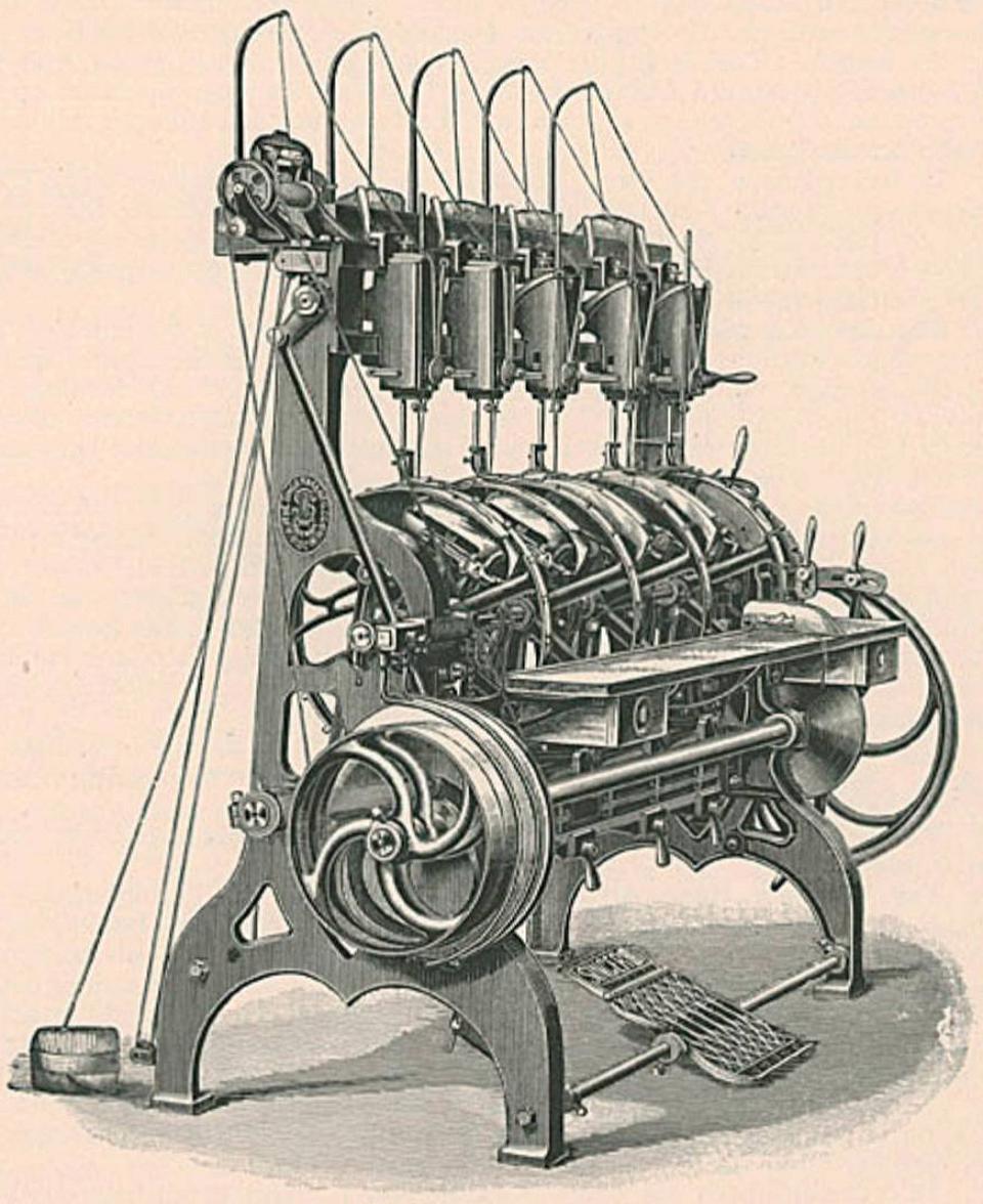 Singer's Multiple-Head Sewing Machine Model 14-3
