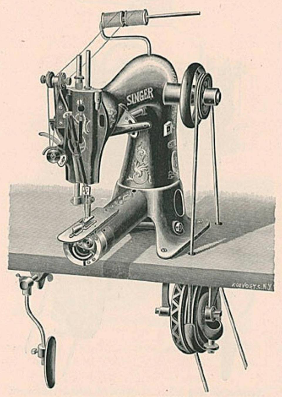 Singer Model 19-16 Sewing Machine