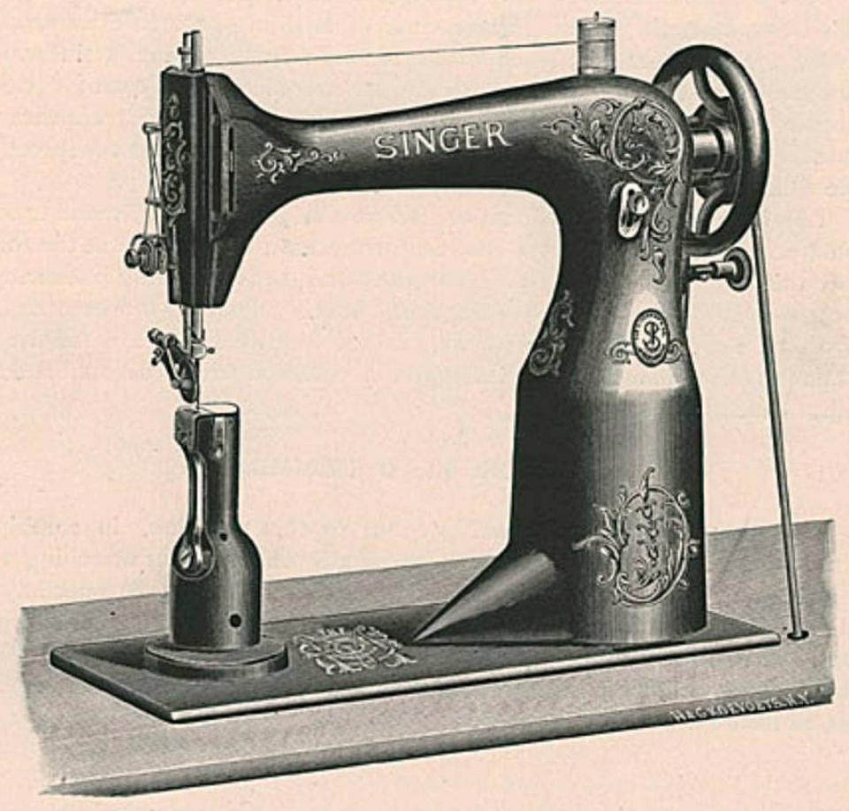 Singer Model 34-2 Vertical Post Sewing Machine
