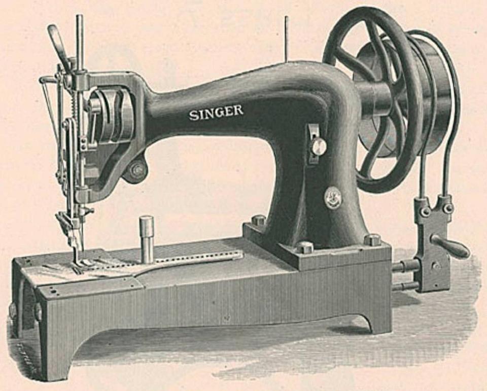 Singer Model 6-12 Sewing Machine for Circular Stitching