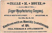 Isaiah Moyer's Business Card