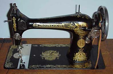Singer 127 Sewing Machine with Sphinx Decals