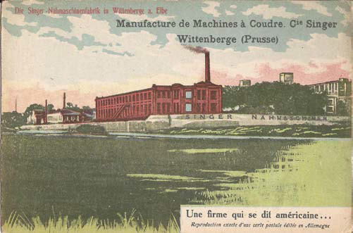 Singer's Sewing Machine Factory in Wittenberge Germany