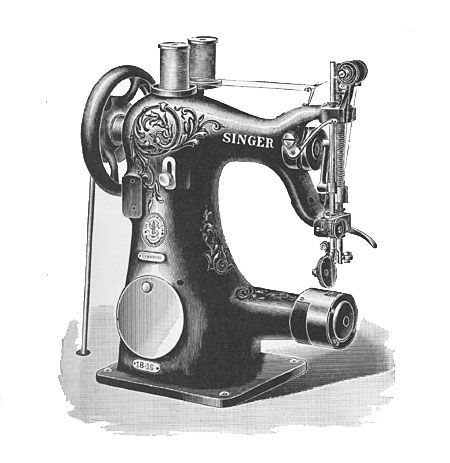 Singer Model 18-16 Left-Handed Industrial Sewing Machine