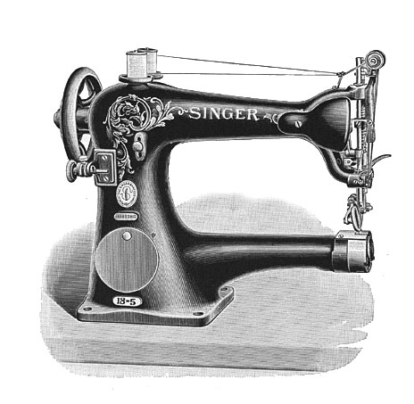 Singer Model 18-5 Left-Handed Industrial Sewing Machine