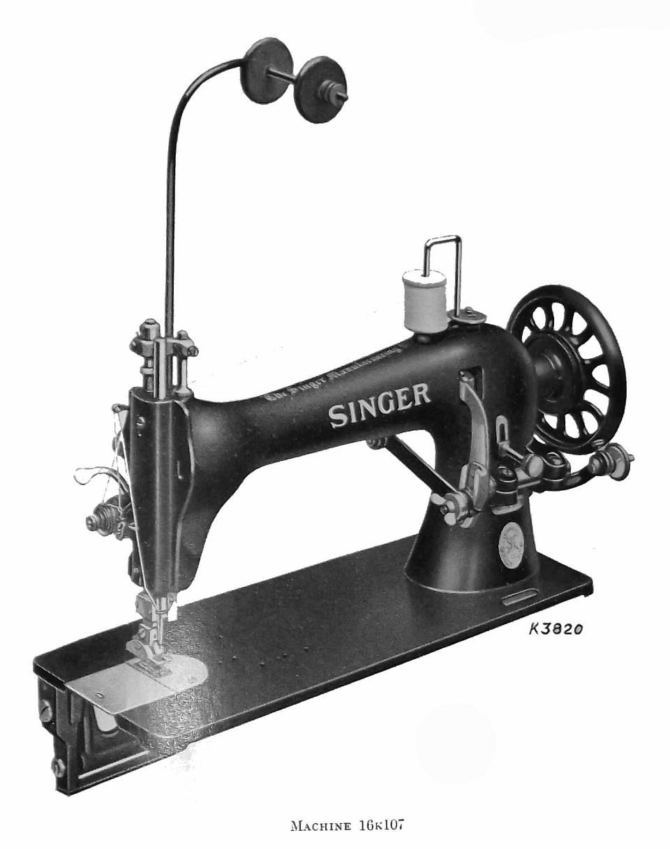 Singer Model 16k107 Sewing Machine