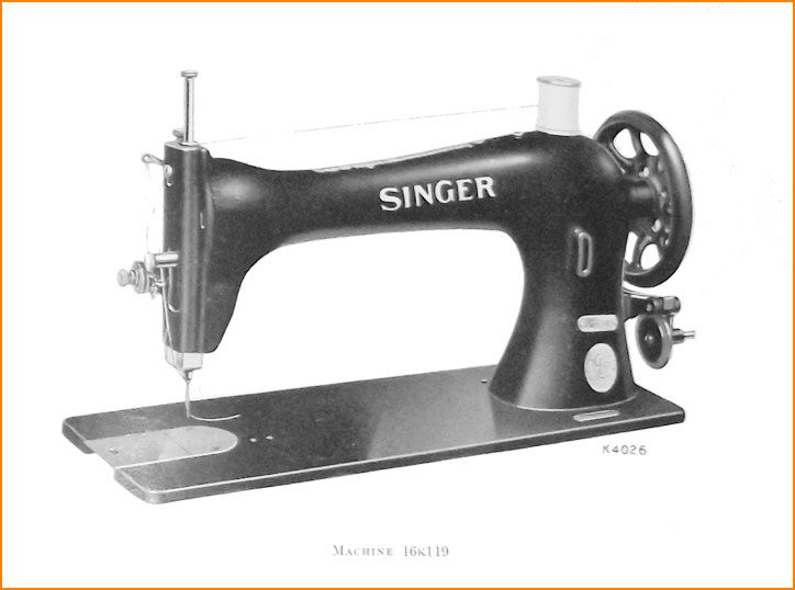 Singer Model 16k119 Sewing Machine