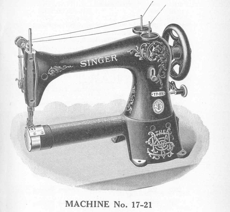 Singer Model 17-21 Sewing Machine