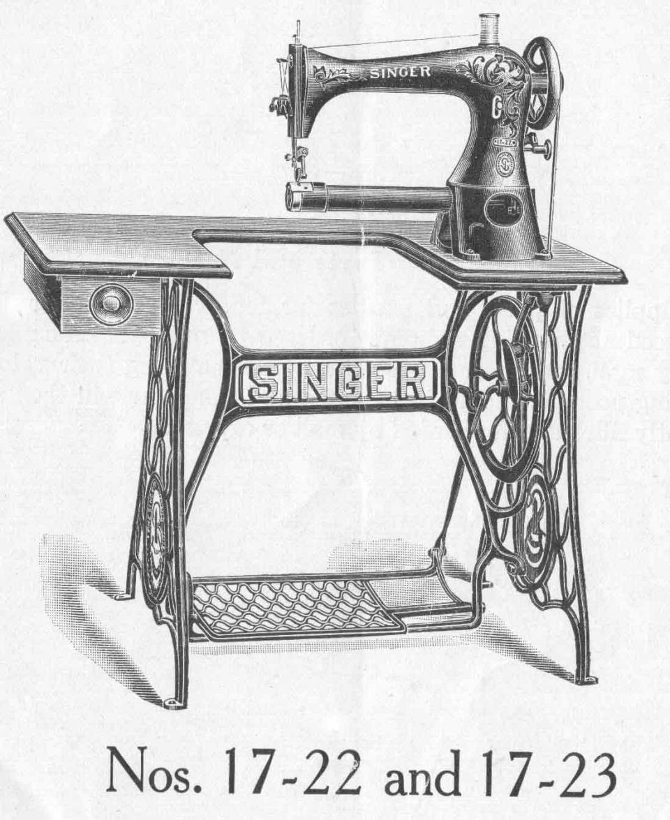 Singer Model 17-22 Sewing Machine