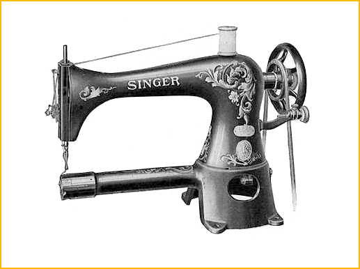 Singer Model 17-28 Sewing Machine