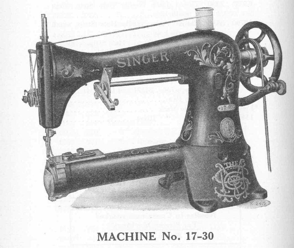 Singer Model 17-30 Sewing Machine