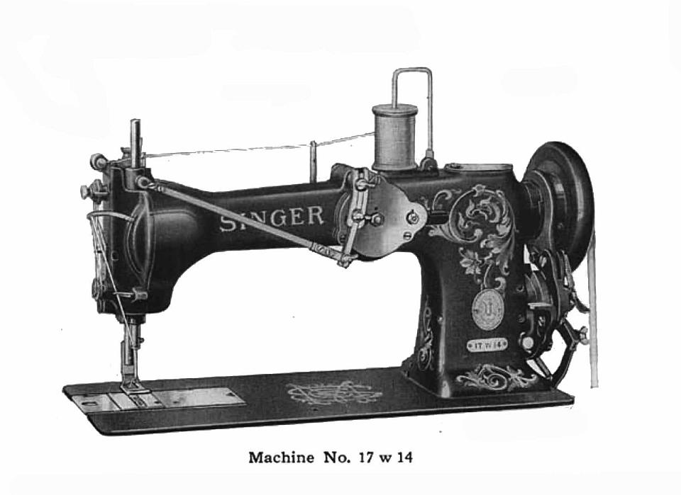 Singer Model 17w14 Sewing Machine