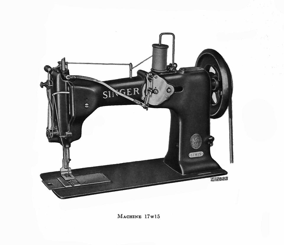 Singer Model 17w15a Sewing Machine