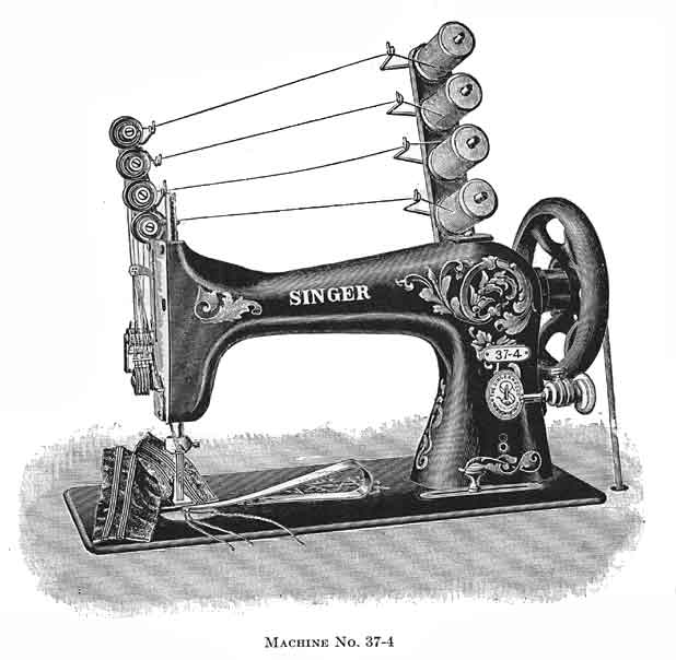 Singer Model 37-4 Sewing Machine