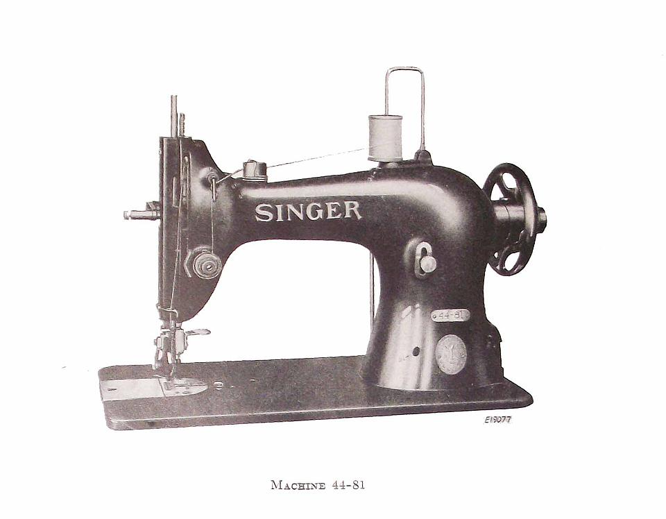 Singer Model 44-81 Sewing Machine
