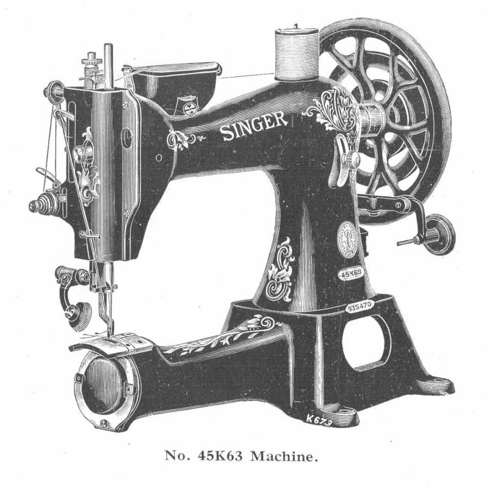 Singer Model 45k63 Sewing Machine