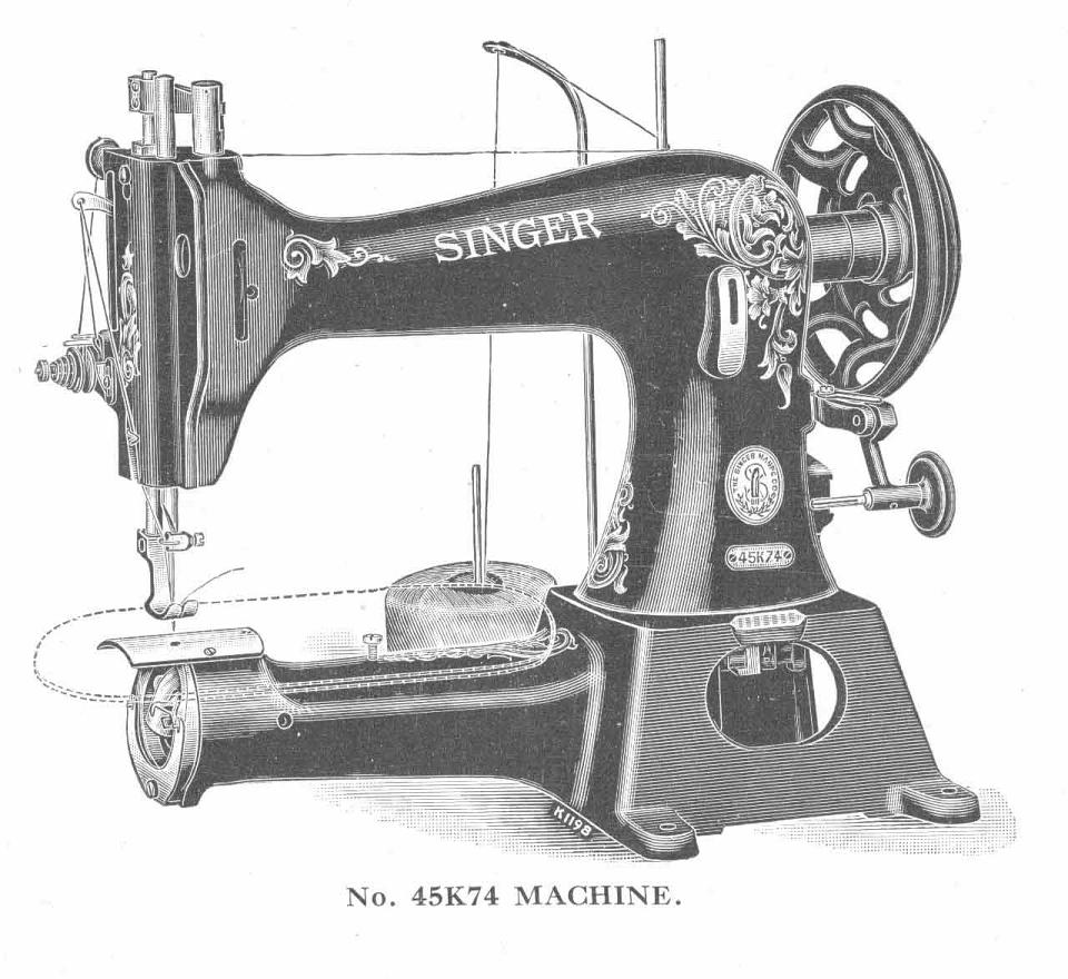 Singer Model 45k74 Sewing Machine
