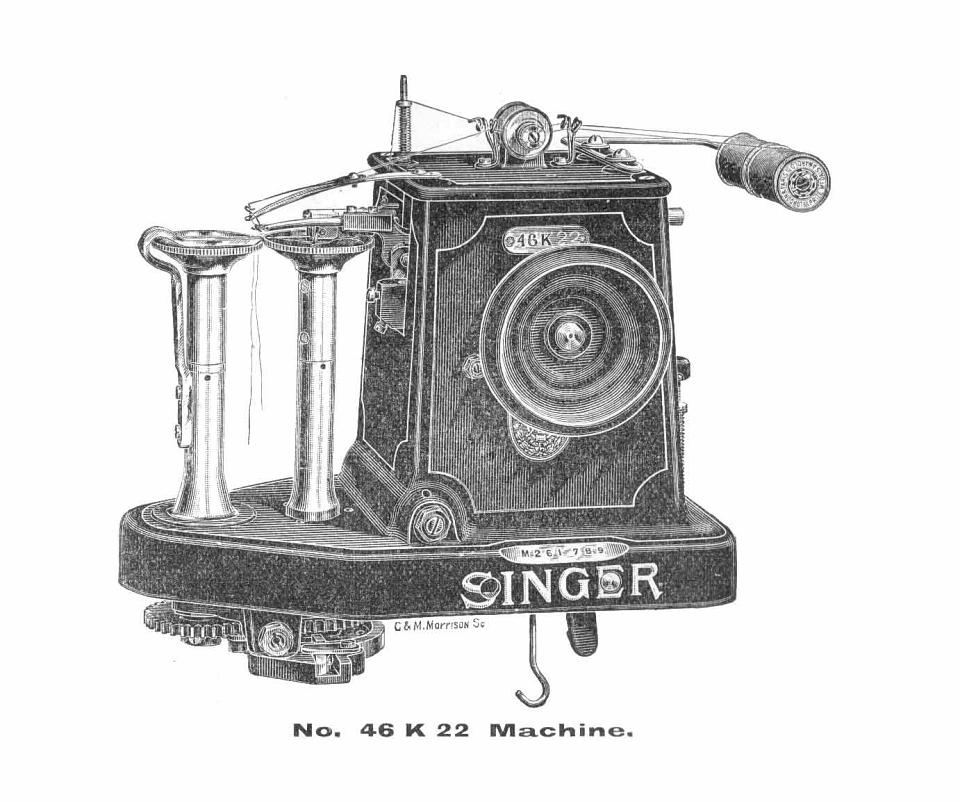 Singer Model 46k22 Sewing Machine