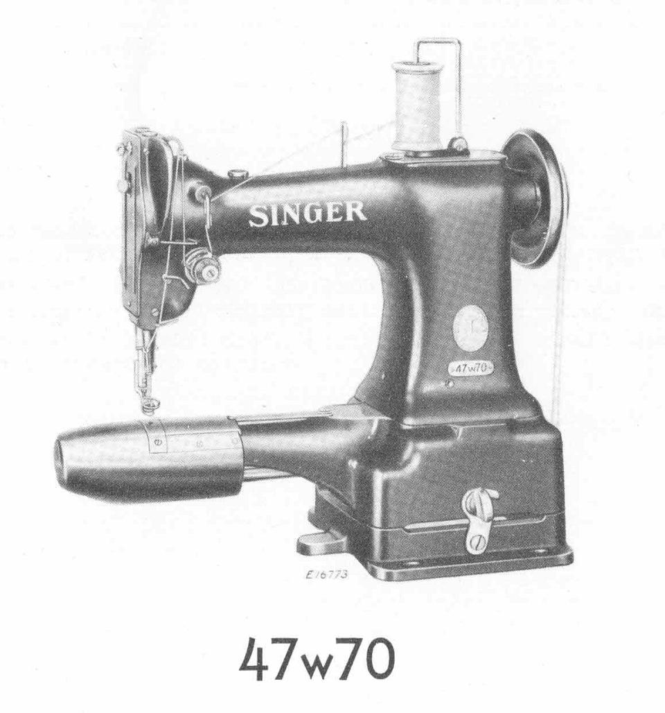 Singer Model 47w70 Sewing Machine