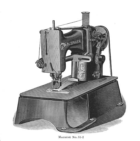 Singer Model 51-2 Sewing Machine