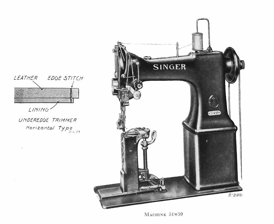 Singer Model 51w29 Sewing Machine