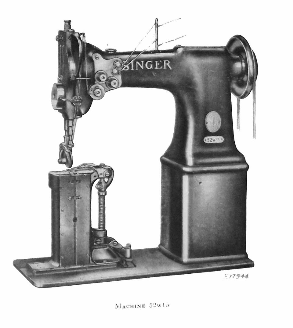 Singer Model 52w15 Sewing Machine