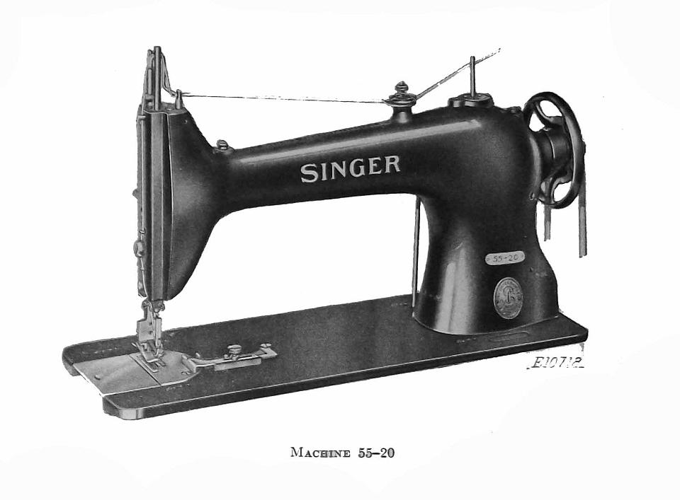 Singer Model 55-20 Sewing Machine
