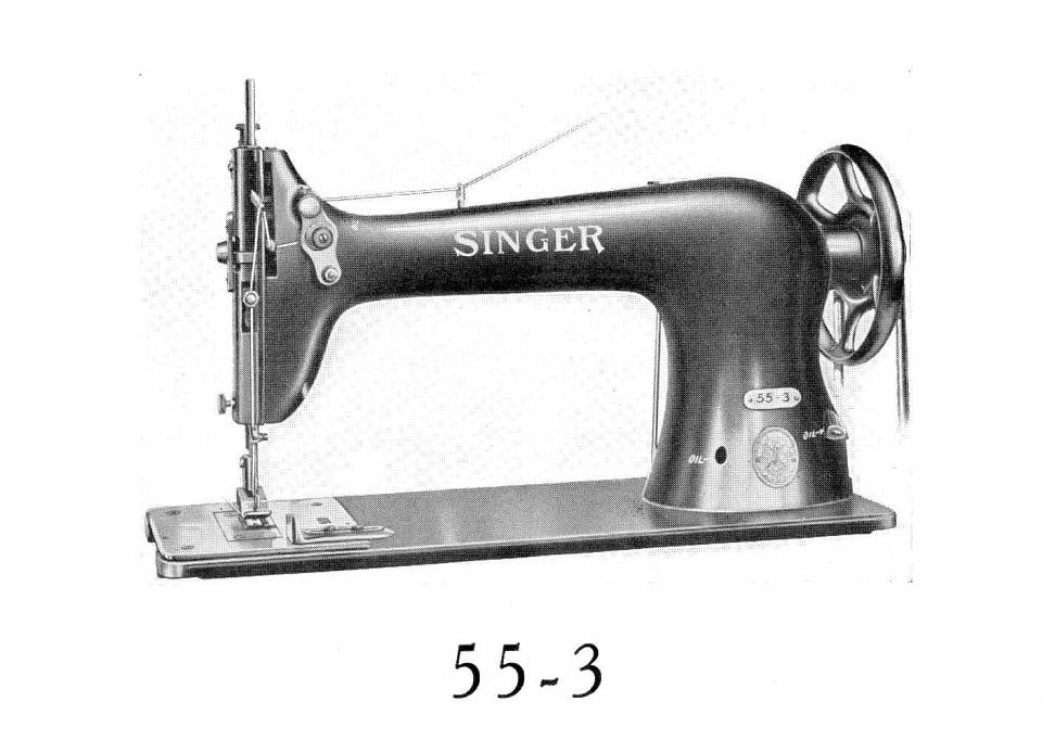 Singer Model 55-3 Sewing Machine