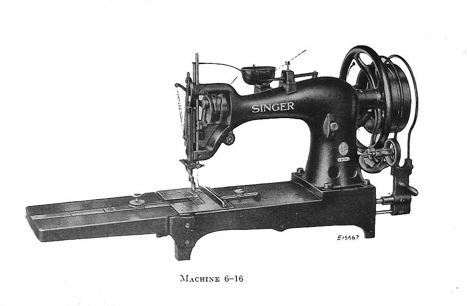 Singer Model 6-16 Sewing Machine