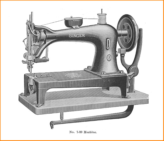 Singer Model 7-20 Sewing Machine